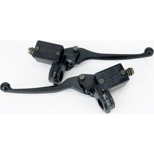 1pcs M10 Motorcycle Upper Front Brake Clutch Master Cylinder CNC Brake Pump Reservoir Hydraulic Pump Lever Fit for Honda/Suzuki