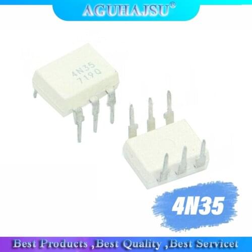 10PCS 4N35 DIP6 DIP photoelectric coupler new Thyristor driven optocoupler isolator