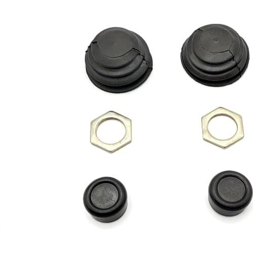 2Pcs For Jetta GOLF MK1 2 Santana Scirocco Rearview Mirror Manual Adjustment Switch Knob Dust Sleeve Rear View Mirror Repair Kit