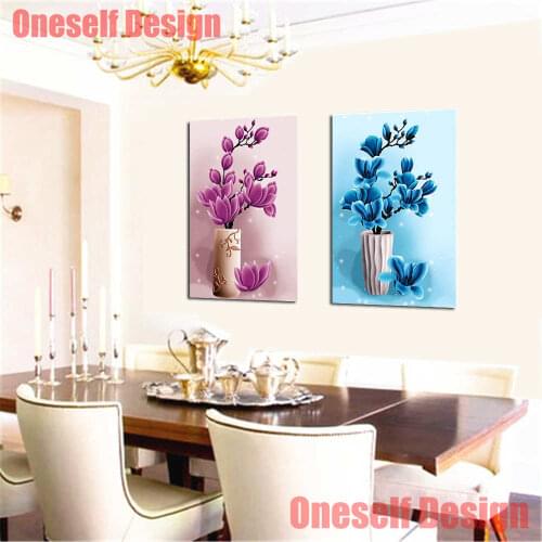 2020 new style 5d Diamond Painting Full flower 5D Diamond Embroidery Full Set 5d Diamond Mosaic Sale livingroom wall sticker
