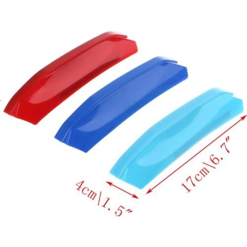 3D Car Front Grilles Trim Sport Strips Cover for skoda Octavia A7 2015-2017 40GF