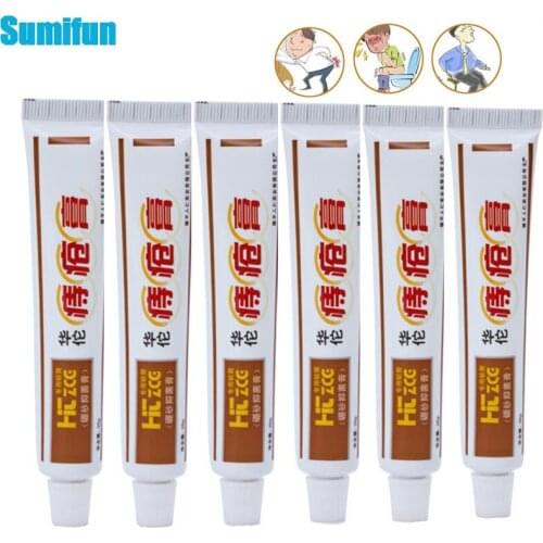5/6/9Pcs Sumifun Hemorrhoids Treatment Cream Mixed External Internal Anal Fissure Pain Relief Chinese Herbal Extract Ointment