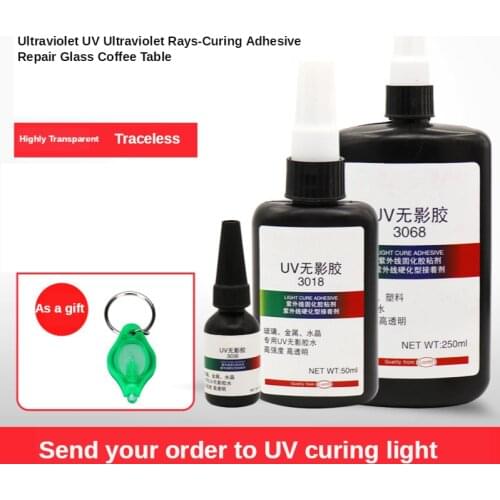 5 Second Fix UV Glue Acrylic Metal Glue UV Resin Hard Type Ultraviolet Solidify Resin Crafts Clear Adhesive for DIY Jewelry Mold