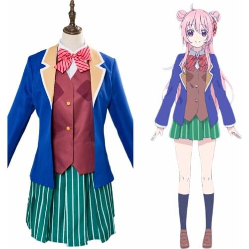 Anime Happy Sugar Life Satou Matsuzaka Cosplay Costume Custom Made Full Set Halloween Carnival Masquerade Costume Men and Women
