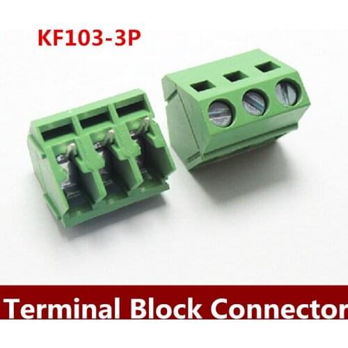 Free shipping via DHL 5000PCS/LOT KF103 5.00mm 2Pin binding post terminals blocks connectors
