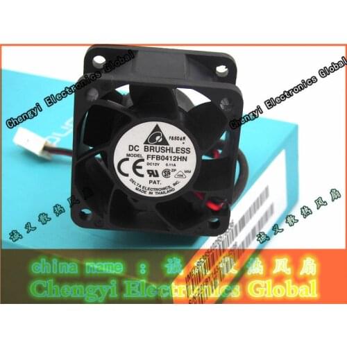 Free Delivery. 4028 12V 0.11A FFB0412HN TWO line server cooling fan