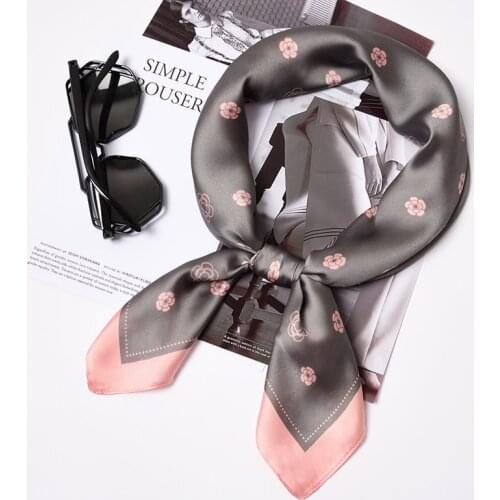 FREE SHIPPING 70*70cm Small Square Scarf Female Print Retro Flight Attendant Professional Business Scarf Decoration Headscarf