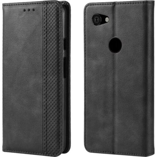 For Google Pixel 3a XL Case Premium Leather Wallet Leather Flip Case For Google Pixel 3a Pixel3a XL Phone Case