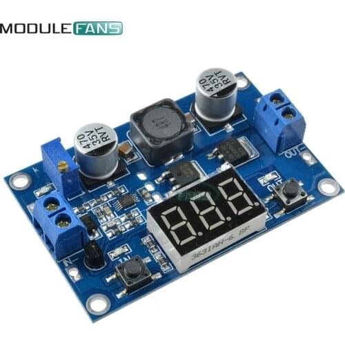 DC DC-DC 3~35V to 3.5~35V LTC1871 Booster step up Step-up module Converter Regulated Power Supply+VoltMeter