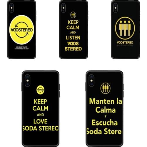 For Xiaomi Mi Max Mix 2 3 2S 5X 6X CC9 CC9E Pro Note 10 Lite Pro Ultra Cool Soda Stereo Band Les Nouvelle Black Soft TPU Ultra