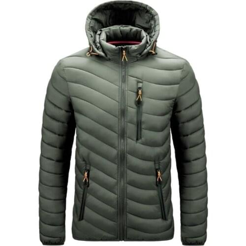 HANWILD Men's Parkas With A Hood