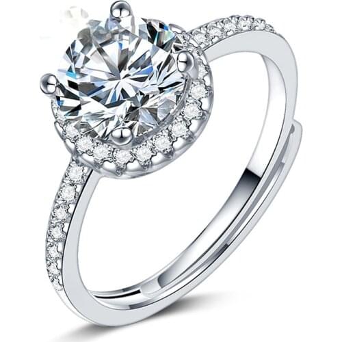 925 sterling silver ring inlay zircon ring ms micro drill high hand act the role of valentines day my girlfriend