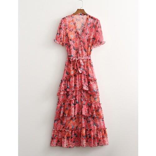 JASTIE Summer Chiffon Dresses