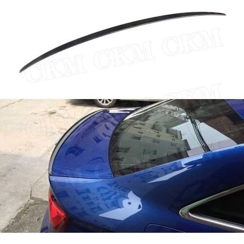 Carbon fiber / FRP Rear Spoiler Boot Trunk Trim Wings For Audi A3 8V Sedan 4 Door 2014-2019 S3 Style Spoiler