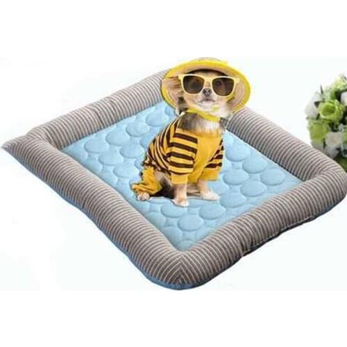 Pet Bed for Dogs Summer Car Pet Mat Cat Puppy Cotton Kennel Mat Soft Pet Bed Dog Beds for Large Dogs Pets Products Dog Beds