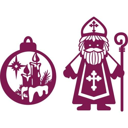 Metal Cutting Dies human figure candle New Scrapbook paper decoration template Embossing DIY Paper Card Craft 58*83/73*88mm