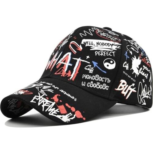 Fashion Color Printing Custom Graffiti Gothic All-matching Baseball Cap New Men Women Snapback Hats Leisure hats gorras hombre