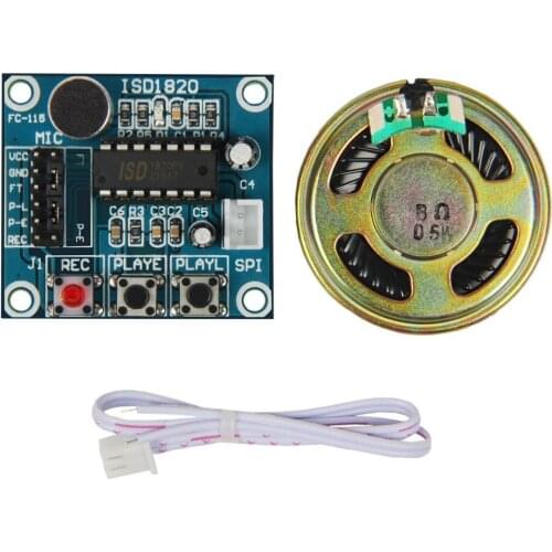 ISD1820 Voice Recording Recorder Module With Microphone Sound Audio Loudspeaker