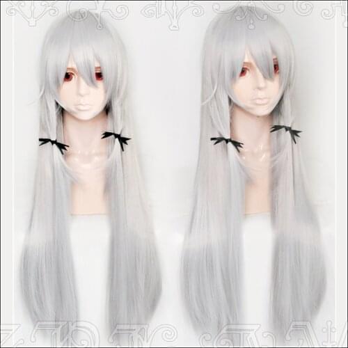 Anime Tonari no Kyuuketsuki san Sophie Twilight Cosplay Wigs 100cm Long Heat Resistant Synthetic Hair Wig + Wig Cap+ Headwears