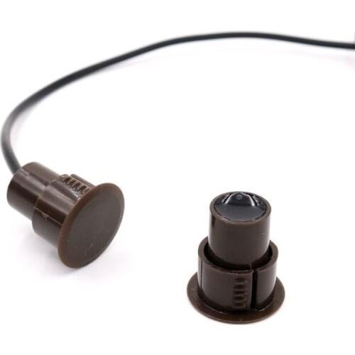 Wired Recessed Door Sensor Switch Magnetic Reed Switch Alarm Switch