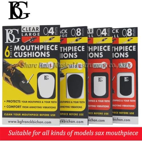 BG mouthpiece cushions Transparent Black Clarinet mouthpiece cushions Soprano/Alto/Tenor sax mouthpiece cushions