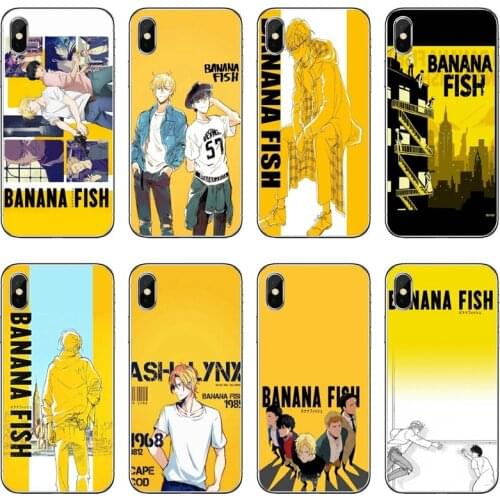 Banana Fish Anime Transparent Phone Case For iPhone 12 11 Pro Max Mini XS Max XR X 8 7 Plus 6 6S Plus 5 5S SE 2020