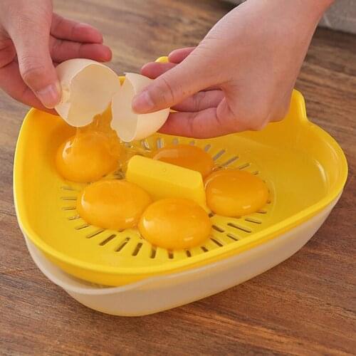Egg Separator Egg White Yolk Sifting Egg Tools Baking Organizer Home Kitchen Cooking Accessories Large / Small