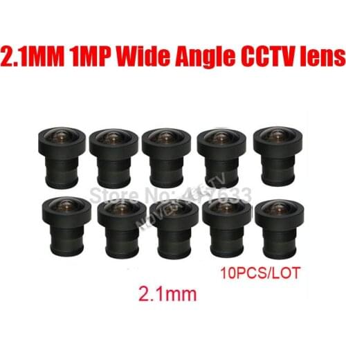 DIY 2.1mm 170 Degrees 1MP HD Wide Angle View CCTV Lens M12 Interface Mount For CCTV Analog / IP Camera Free Shipping