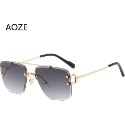 2021Rimless Sun Glasses Carter Luxury Lentes De Sol Sunglass Men Fashion Shades Mens Glasses Frame Decroation Sunglasses Ladies