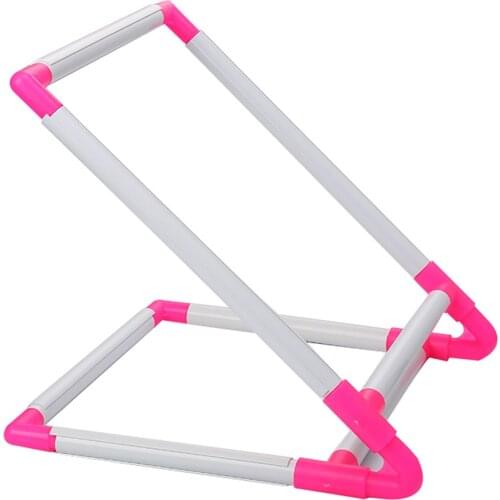 Universal Clip Embroidery Frame Cross Stitch Sewing Hoop Plastic Embroidery Sewing Stand Rectangle Sewing Craft DIY Tool