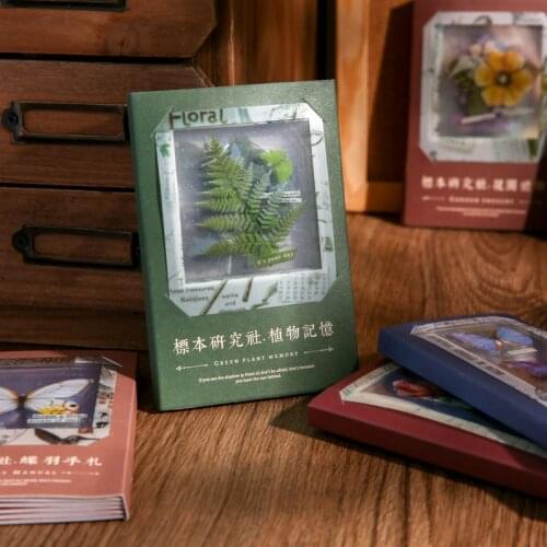 Vintage Specimen Collection Plants Butterfly Sticker DIY Craft Scrapbooking Album Journal Happy Planner Decorative Stickers
