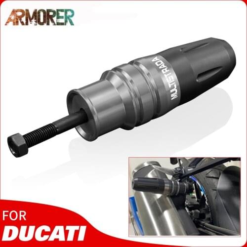 For Ducati Multistrada 1200/1260/S/GT 1260S 1200S Motorcycle Accessories Parts Exhaust Slider Anti Crash Protector Protection