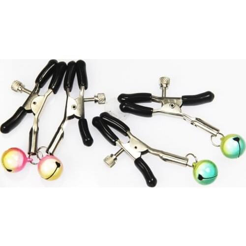 Nipple Clamps Sexy Adult Novelty Mercy Chained Nipple milk Clip bells Female Breast Clip clitoris Massage Sex Toys For Couples