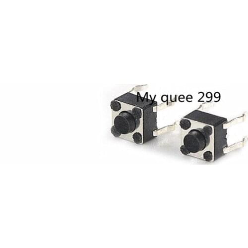 100Pcs 4.5x4.5x3.8mm DIP-4pin Tact Switches Buttons Tactile Switches Reset Buttons micro light touch button