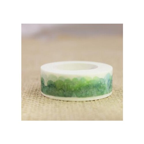 2pcs/lot Lovely green trees Washi Tape DIY decoration Scrapbooking Sticker Label Masking Tape School Office Supply