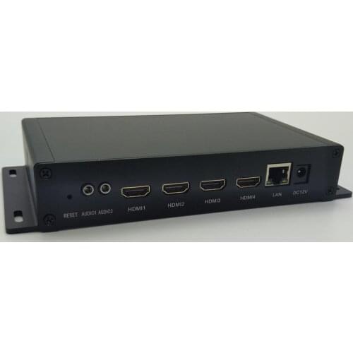 4 Channel H.265/264 4K HDMI Video Encoder HTTP RTSP RTMP UDP ONVIF to IPTV NVR