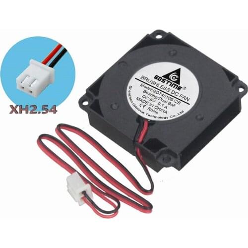 5 Pcs Gdstime Ball Bearing 40mm x 10mm Laptop Cooling Fan 5V Mini Turbo Blower 3D Printer DC Brushless Cooler 4cm 4010B 2Pin