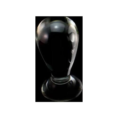 Small Size 4cm Mushroom Glass Crystal Anal Plug Butt Beads Adult Sex Toys for Women Adult Female Male Masturbation Sex Products