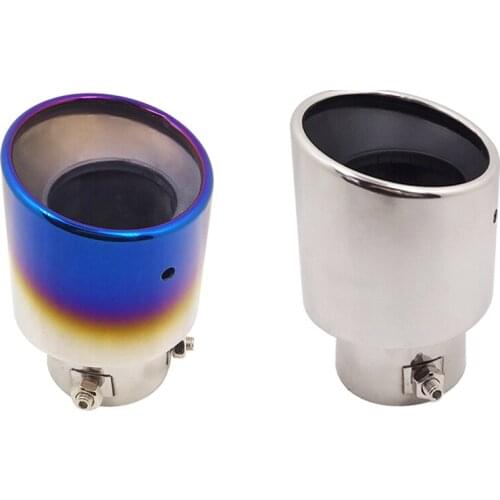 Auto Exterior Decoration Exhaust System Diameter 2.48 inch For Mazda 3 Car Mufflers 5.16 inch Long Exhaust Gas Valve Accessories