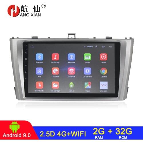 Android 9.0 2 din car radio car stereo For Toyota Avensis 2009-2015 autoradio car audio 2G+32G 4G internet автомагнитола
