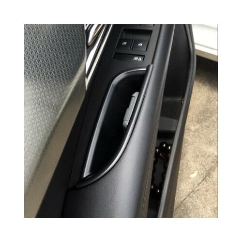 Black Interior Front Door Storage Box Holder 2pcs For Cadillac SRX 2011 - 2015