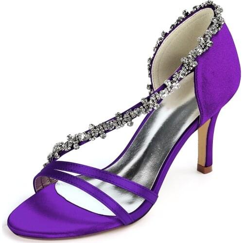 Elegant satin evening dress thong sandals twisted bands with crystal dimonds chain sparkling bridal wedding prom banquet shoes