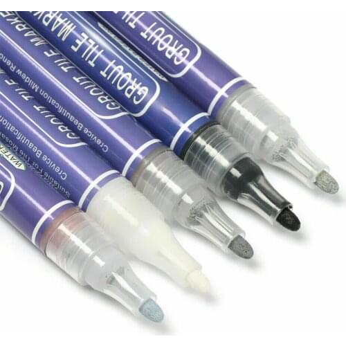 Grout Pen For Revives Restores Tile In Kitchen Shower Bathroom Waterproof Quick Drying JA55