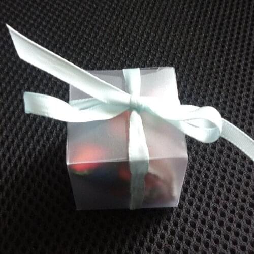 50pcs Frosted Matte PVC Box Plastic No Clear Pvc Boxes Packaging Plastic Box Diy Not Transparent Square Gift Boxes For Jewelry