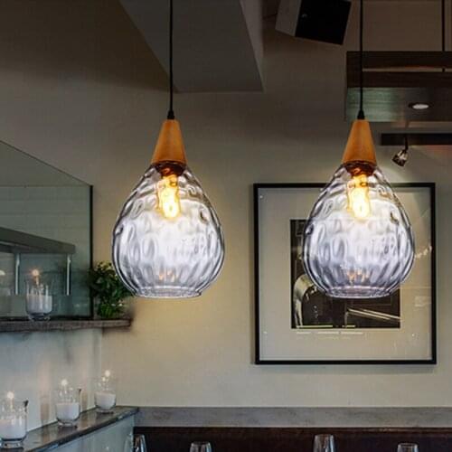Light-Bulb Planetarium-Lamp Vintage-Pendant-Lights Amber Home-Decor Kitchen Dinning Room