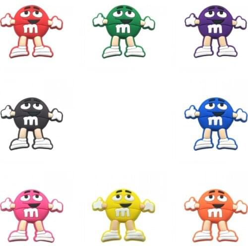 1PCS PVC Fridge magnet fun colorful bean cartoon pattern Refrigerator label Record Message Board Remind Memo Pad Kitchen decor