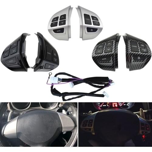 For Mitsubishi ASX 2007-2012 Outlander Cruise Control Switch Button Multifunction Steering Wheel Button Cruise Control Switch