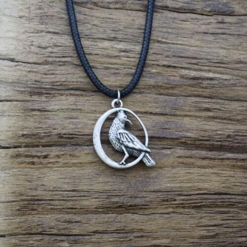 Fashion Simple Celtic Raven Necklace Norse Animal Birds Wiccan Pagan Jewelery