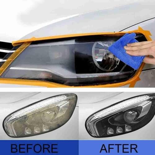 10/30/50ml Cars Headlight Repair Fluid Headlight Polish Headlight Repair Kit Refurbishment Liquid Car Headlight Restoration Wash
