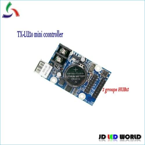 P10 HUB12 single color led control card TX-LU20 tf led sign control card